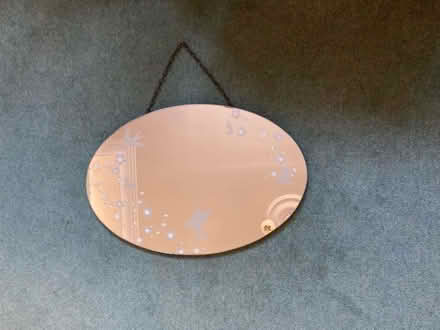 Photo of free Oval mirror with floral details (Eltham, SE9) #1
