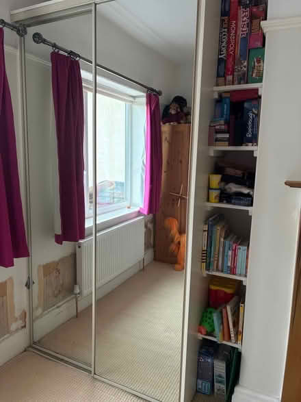 Photo of free 1 pair Sliding mirror wardrobe doors (Harrogate HG2) #1