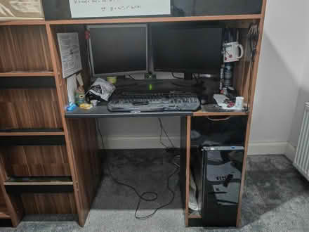 Photo of free Used bed frame with cupboard & desk (Seven Kings, IG3, London) #3