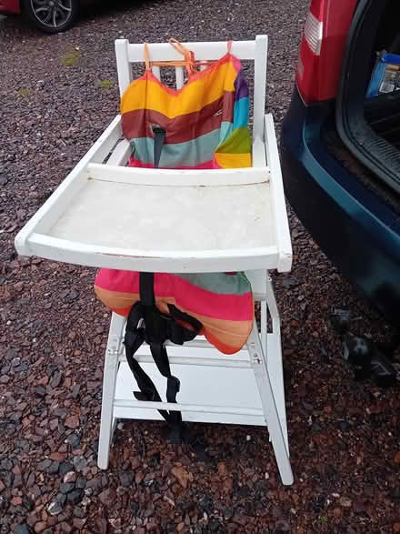 Photo of free vintage wooden high chair (TA21) #3