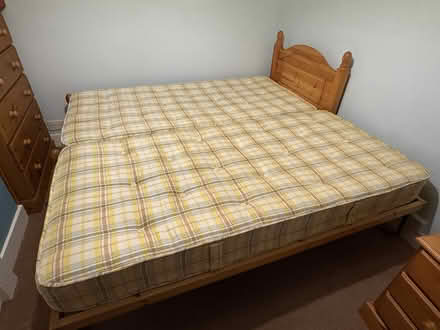 Photo of free Single pine bed with pull out bed (Temple Street OX4) #1