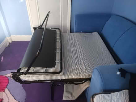 Photo of free Blue sofabed (HA3) #1