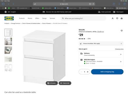 Photo of free Bedside cabinet (Halton LA2) #2