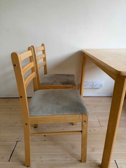 Photo of free Dining table and 4 chairs (Battersea SW11) #1