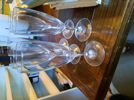 Photo of free 5 small glass flutes (Hollingdean BN1) #1