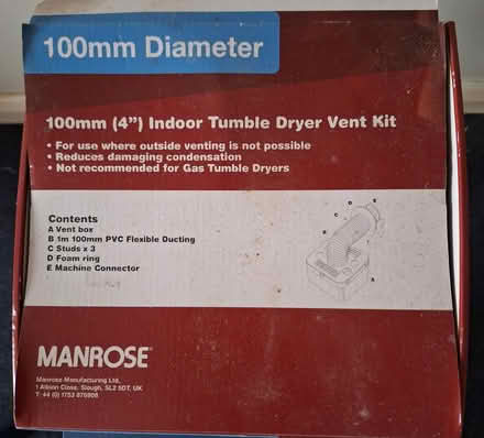 Photo of free Tumble dryer vent kit (Rainham ME8) #2