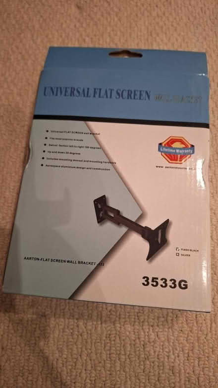 Photo of free TV mounting plates & wall bracket (South Wimbledon / Merton SW19) #2