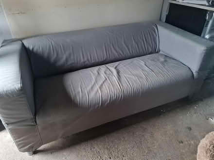Photo of free IKEA Klippan grey sofa (Back edge S6) #1