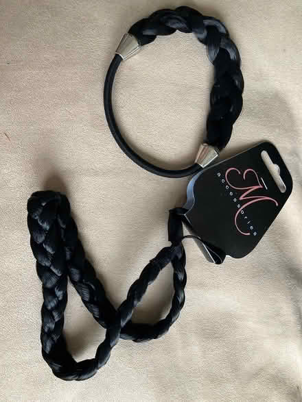 Photo of free New Black faux hair headband & wrap (Cm12 9pp) #2