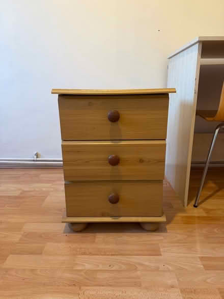 Photo of free Bedside table chest of 3 drawers (Battersea SW11) #1