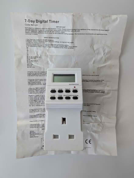 Photo of free 7 day digital timer plug/socket (Blackhorse Road E17) #1