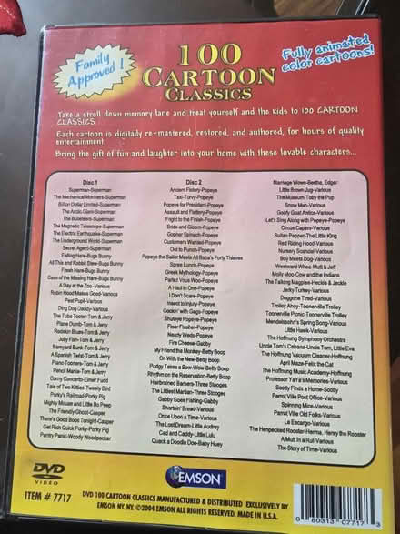 Photo of free 100 cartoon classics DVD (Port Monmouth) #2