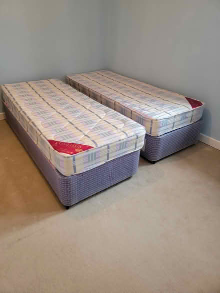 Photo of free 2x single beds with mattresses (Weston super Mare BS23) #1