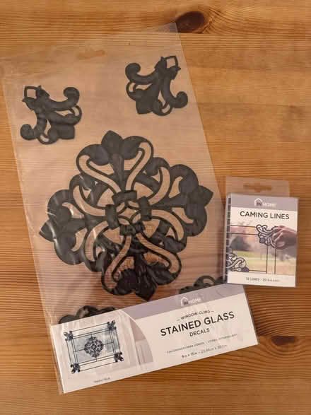 Photo of free Stained glass decals & caming lines (Glasgow G20) #1