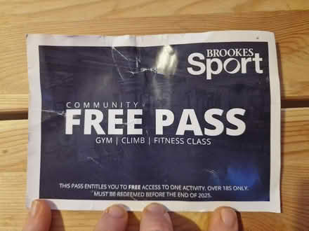 Photo of free Brookes Gym Free Pass (Barton/Headington, OX3) #1