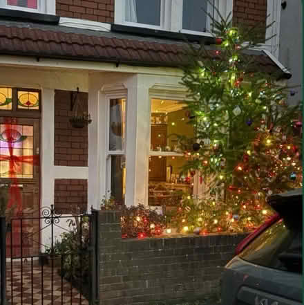 Photo of free Christmas Door Bow - Organza (BS4) #2