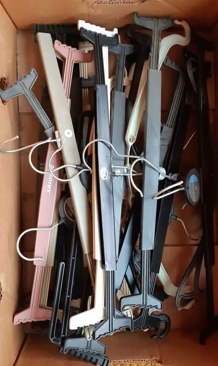 Photo of free Skirt or trouser hangers - adjustable/extendable (Leigh-on-Sea SS9) #1