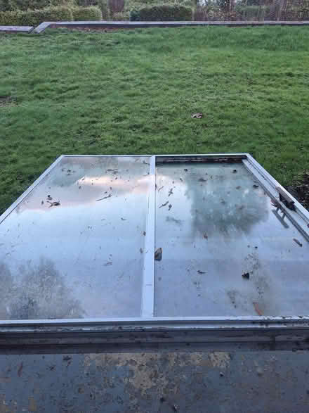 Photo of free Sliding Patio Door (72x80in) metal (Cowichan Bay) #1