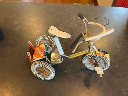 Photo of free toy bike made from recycled items (Hillcrest, Little Rock) #2