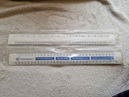 Photo of free 2 unused rulers (Juniper Green, EH14) #1