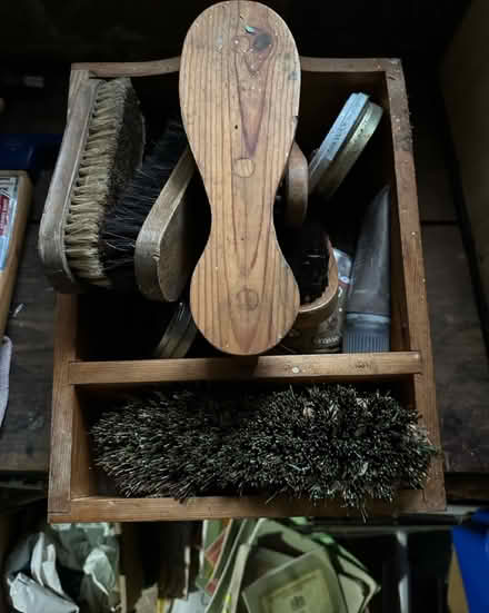 Photo of free Shoe cleaning box and brushes (Guildford GU1) #1