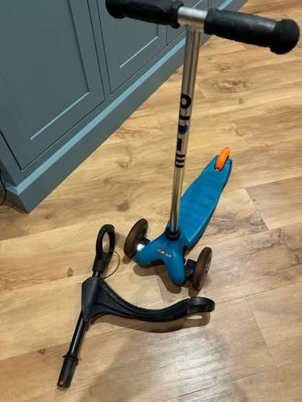 Photo of free Micro scooter + toddler seat (St. John’s, Sevenoaks) #1