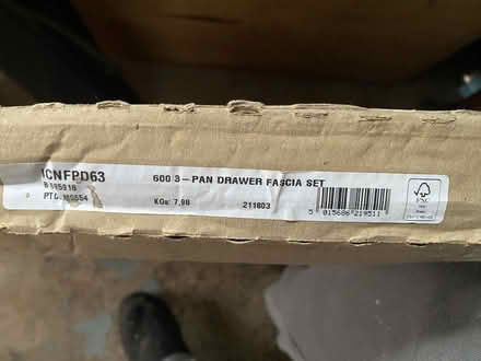 Photo of free Wickes SOFIA White kitchenfascia panels (Woodhouses M33) #1