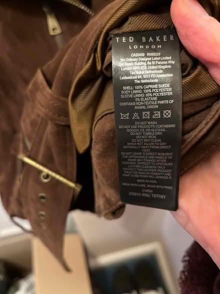 Photo of free Ted Baker Suede Jacket - Size M/L (Nottingham) #2