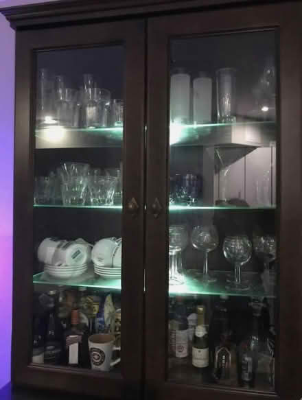 Photo of free Display cabinet with glass doors (Palmer Park RG1) #3