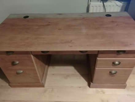 Photo of free Large , heavy wooden desk (Havant PO9) #1