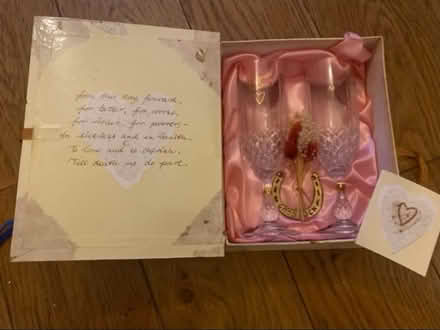 Photo of free Anniversary Champagne Glasses Set (Cheshunt En8) #2