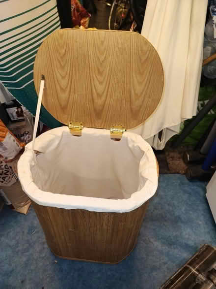 Photo of free Wooden Clothes Bin (Kineton Green B92) #2