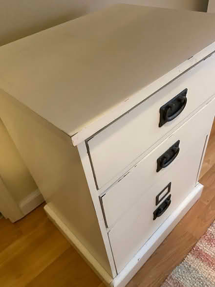 Photo of free 3 piece white desk (Gresham Station area) #2
