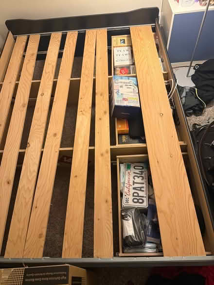 Photo of free Full bed frame with 3 drawers (Woodland Hills) #2