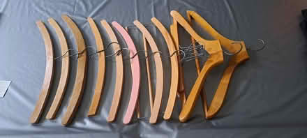 Photo of free Assorted wooden coat hangers (Sion Hill) #1