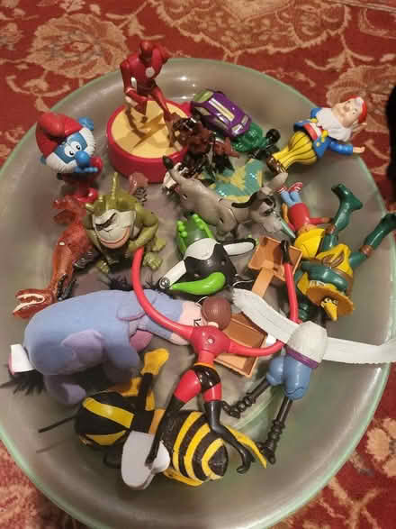 Photo of free Box of small toys (Round Green LU3) #2