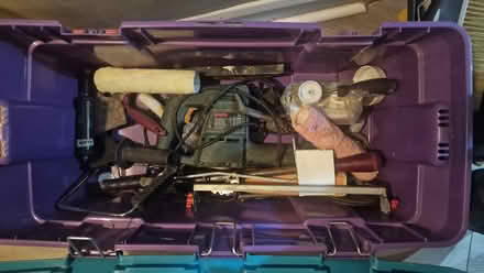 Photo of free Curver box and contents (tools etc.) (Loughton IG10) #2