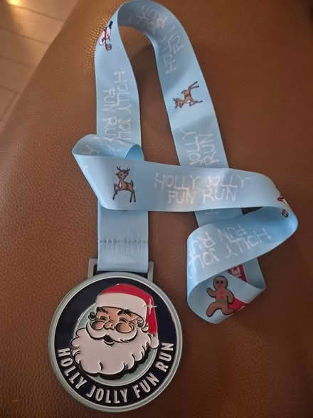 Photo of free Holly Jolly Fun Run Medal (Square one) #1