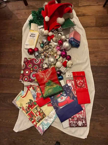 Photo of free Xmas tree decorations + xmas things (Stockwell SW9) #1