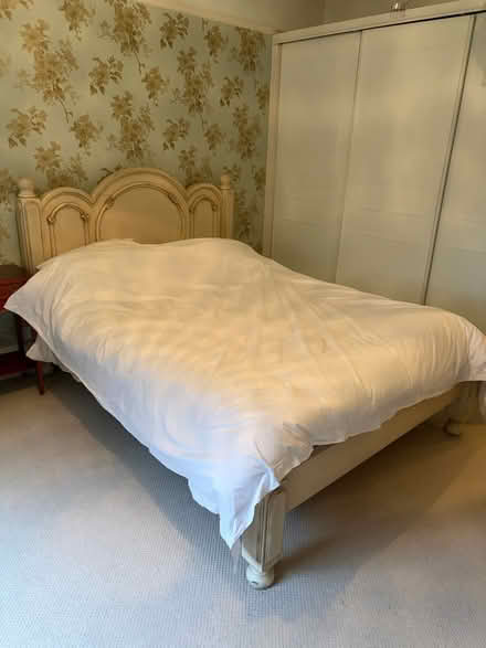 Photo of free King bed, mattress and mirror set (Dallington NN5) #2