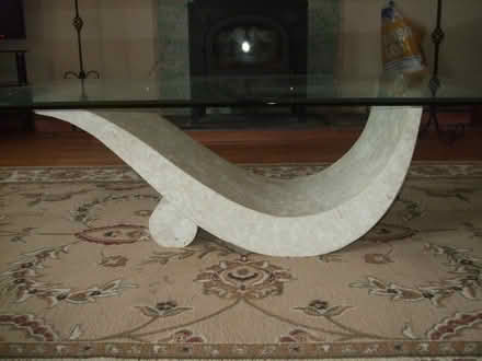 Photo of free Glass top coffee table (Caernarfon LL55) #2