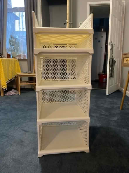 Photo of free Plastic Storage Shelves White (Winson Green B18) #1