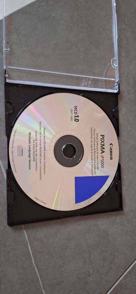 Photo of free Canon iP5000 printer setup disk (Beeston Rylands NG9) #1