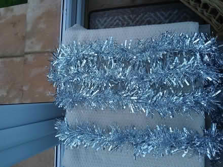 Photo of free Silver tinsel. 4 strands (Wallisdown BH12) #1