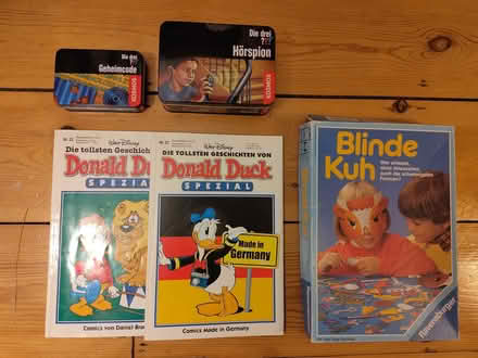 Photo of free German children's comics, games, mixed CDs (Caversham RG4) #1