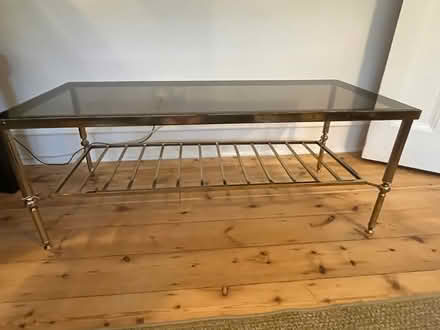 Photo of free Smoked glass top coffee table (W3 Acton) #1