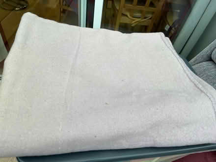 Photo of free Lilac/grey woollen blanket (Beckenham BR3) #1