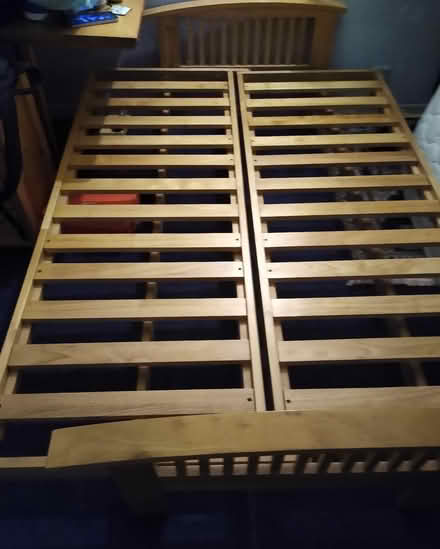 Photo of free Double bed/futon frame (Croft SN1) #1