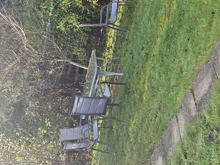 Photo of free Garden Table and 4 chairs (Latchford SG11) #1
