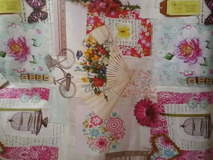 Photo of free 1 full roll and 2 part rolls wallpaper - crafting? (South End MK42) #2